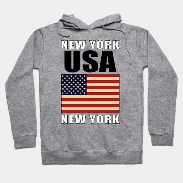 Flag of USA Hoodie by KewaleeTee